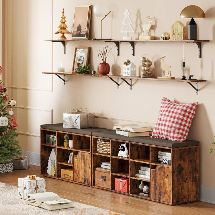 Long Wall Shelves (4 Count)
