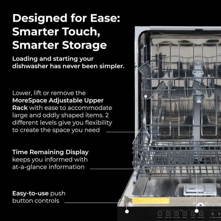24" Built In Dishwasher