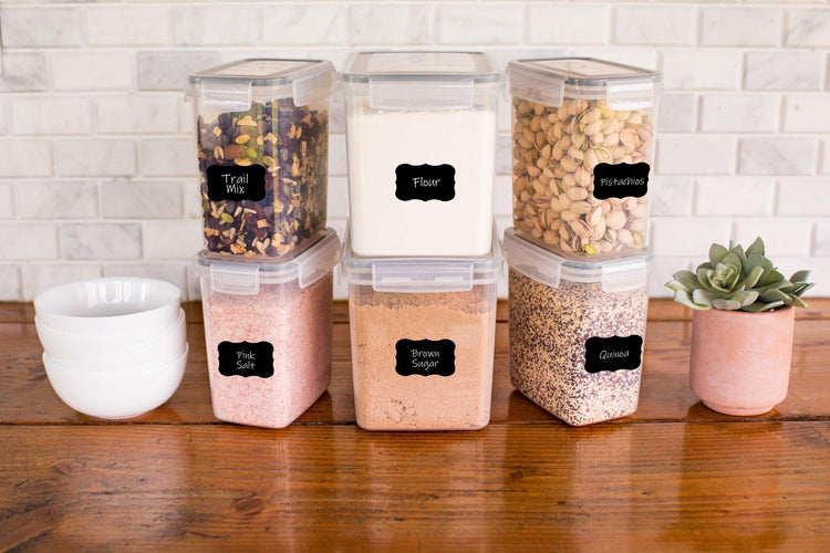 Airtight Food Storage Containers with Lids (6 Count)