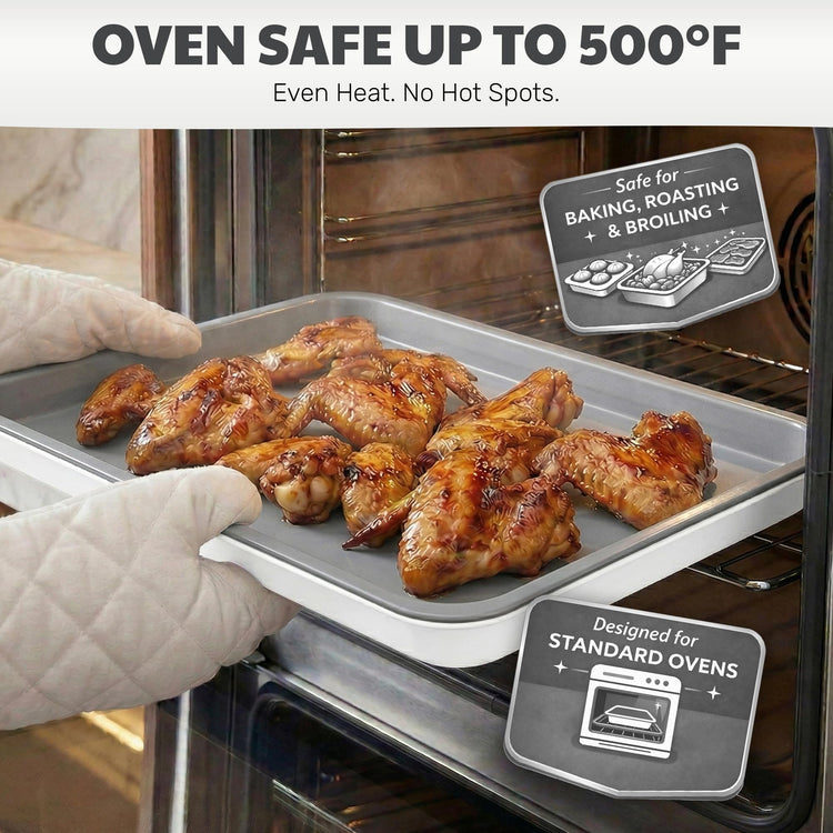 6 Pc Stackable Baking Pans Set (6 Count)