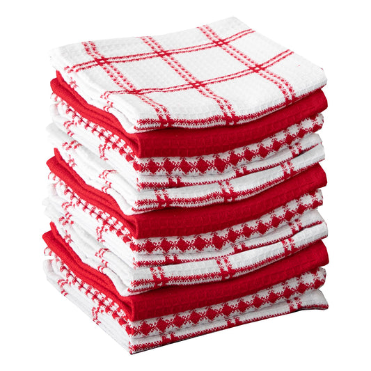 Premium Waffle Dish Cloths (12 Count)