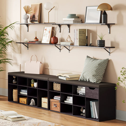 Long Wall Shelves (2 Count)