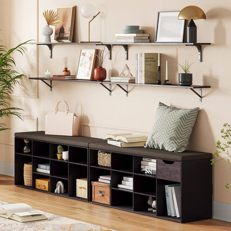 Long Wall Shelves (2 Count)