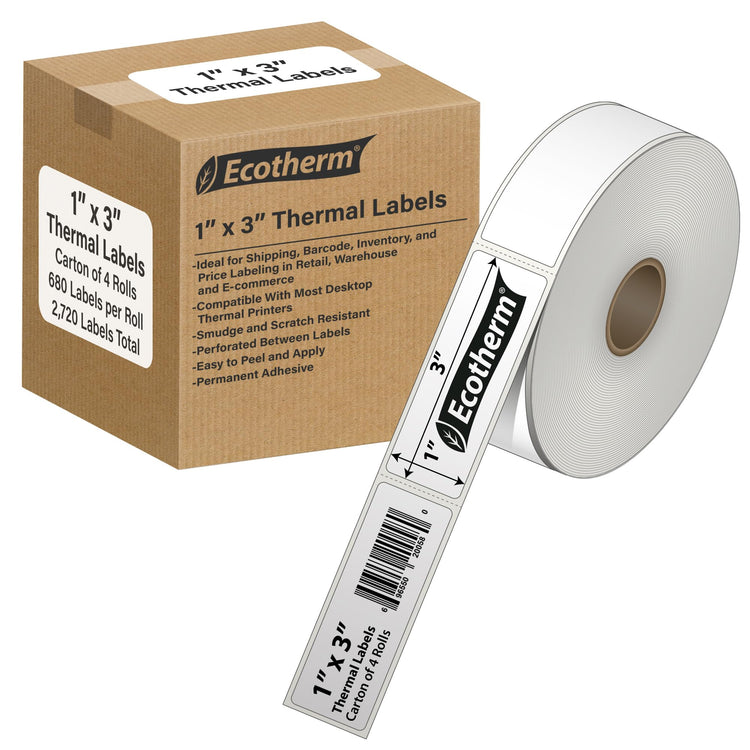 2" x 1.5" Thermal Labels (8220 Count)