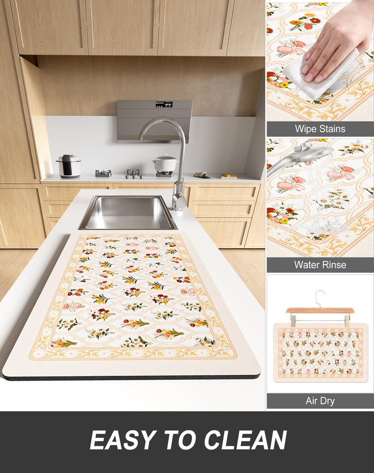 Dish Drying Mat for Kitchen Counter