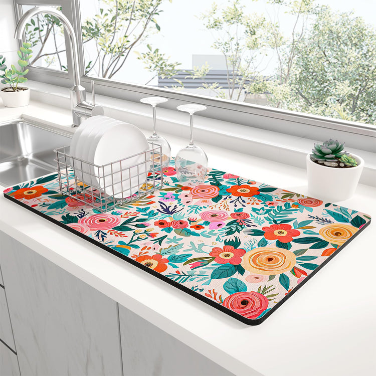 Dish Drying Mat for Kitchen Counter