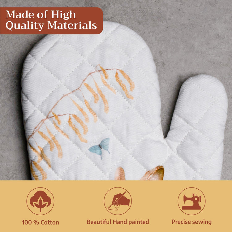 Maison d'Hermine Oven Gloves 100% Cotton Oven Mitt