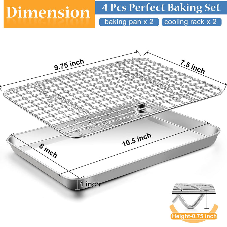 Cookie Sheets with Cooling Racks (2 Count)