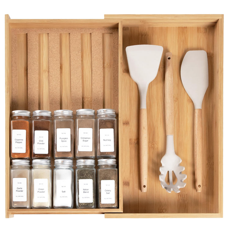 Expandable Spice Drawer Organizer