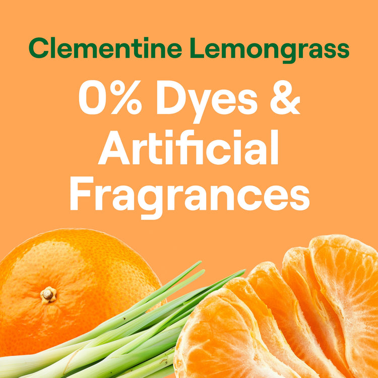 Dish Liquid Soap Clementine Zest Lemongrass Pack of 6 Dishwashing Soap Liquid Soap 19 oz (114 Fl Oz)
