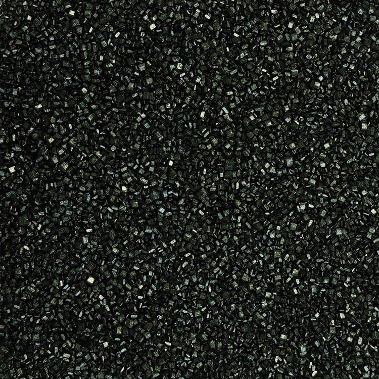 Black Sanding Sugar for Baking Edible Sparkling Sugar Sprinkles Coarse Sugar Crystals for Baking Topping Cake Cookie Cupcake Topper Ice Cream Decoration Supplies 3.2 OZ (3.2 Ounce)