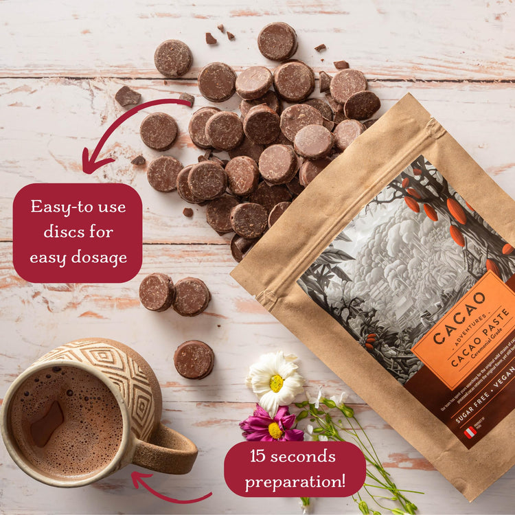 Ceremonial Cacao Coins (16 Ounce)