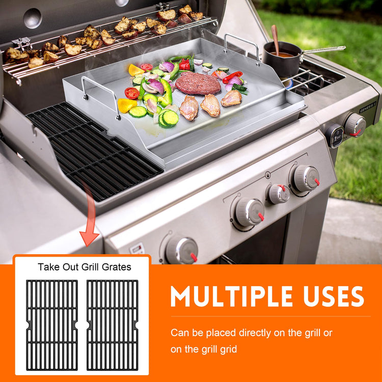 Stainless Steel Griddle for Gas Grills