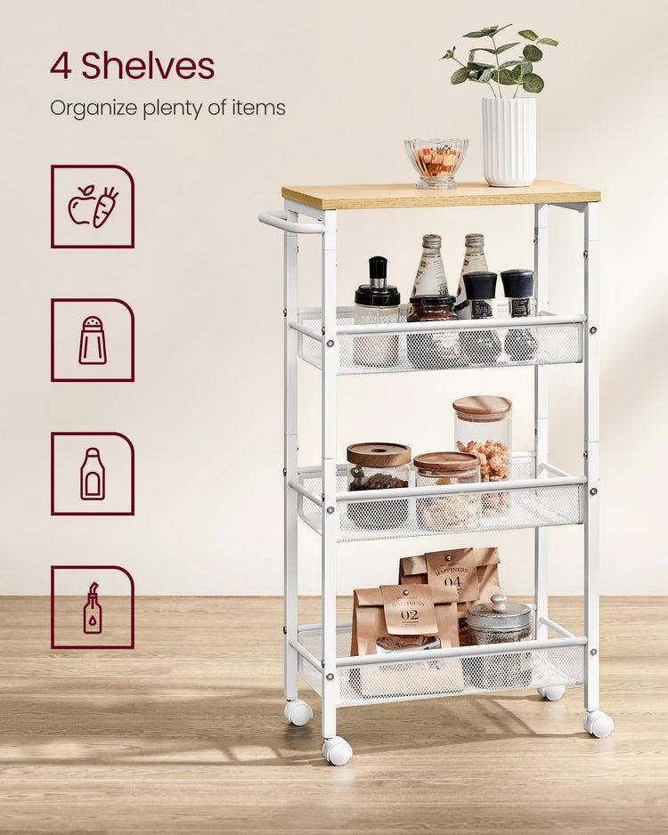 Slim Rolling Cart