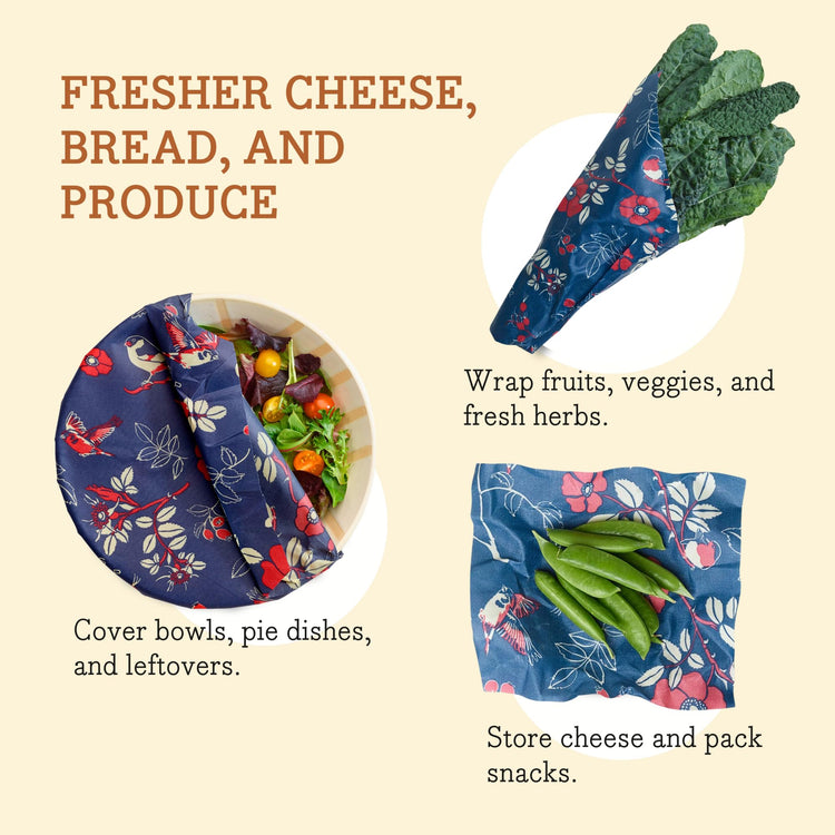 Beeswax Food Wraps (3 Count)