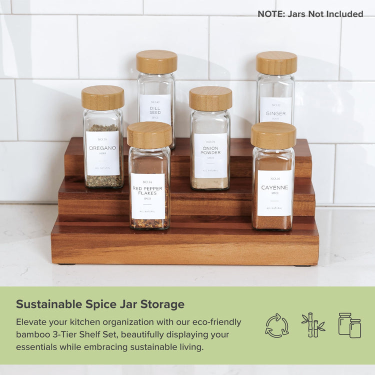 3 Tier Expandable Spice Rack Organizer