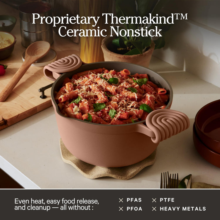 Perfect Pot 5.5 Qt Nonstick Ceramic Pot & Dutch Oven with Lid