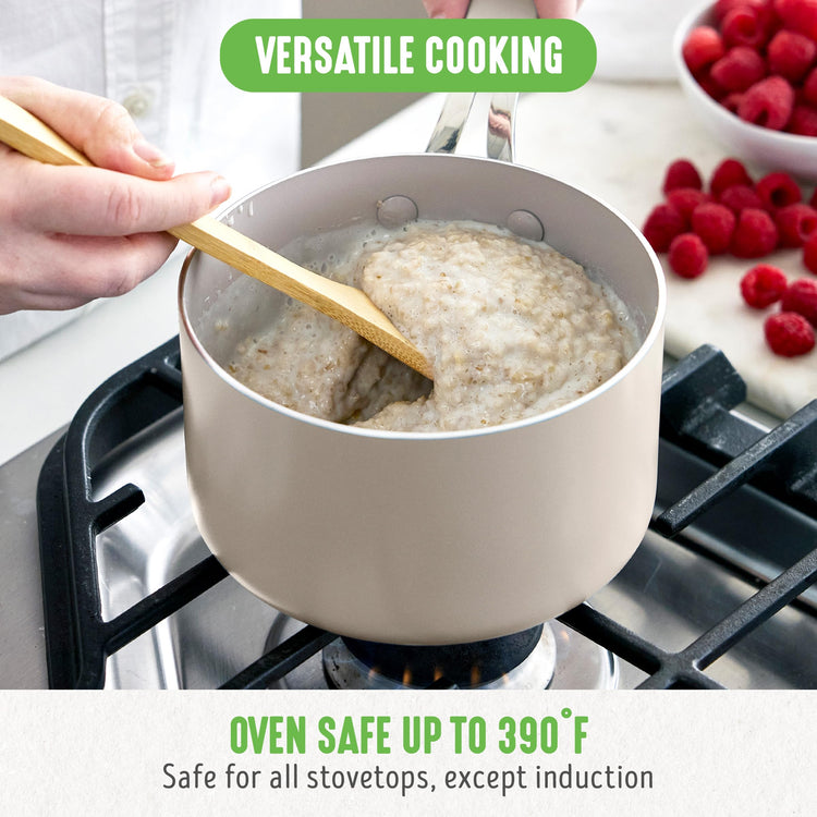 2 Quart Nonstick Saucepan with Lid