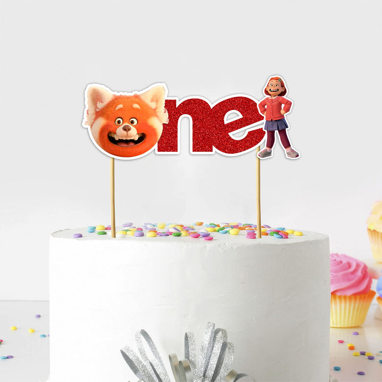 Trning Red One Cake Topper