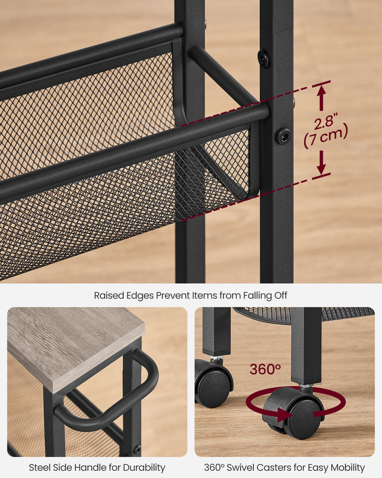 Slim Rolling Cart