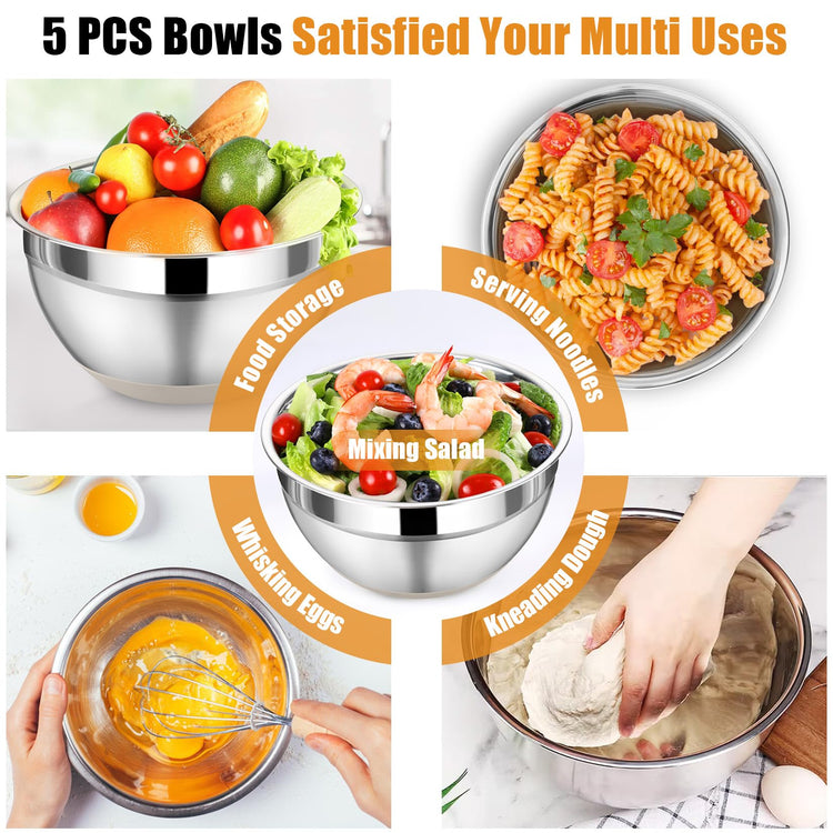 Mixing Bowls with Lid Set