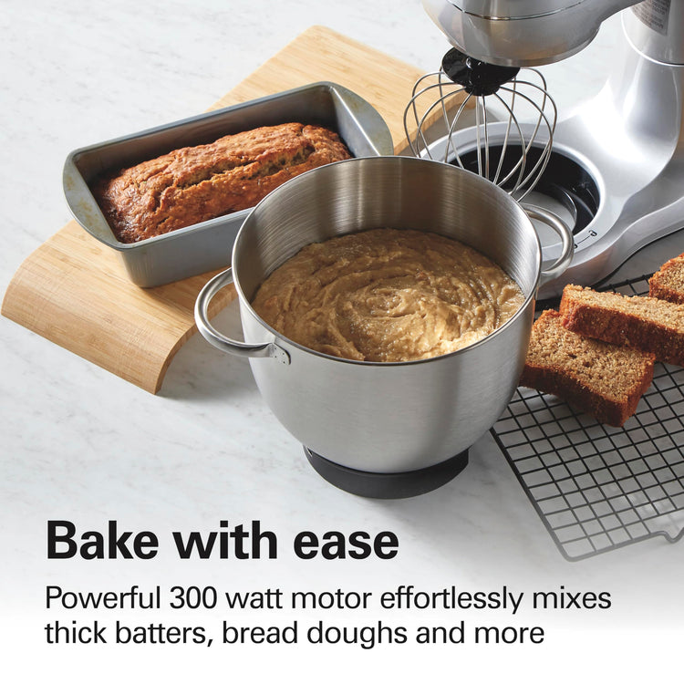 4 Qt Electric Stand Mixer With 7 Speeds