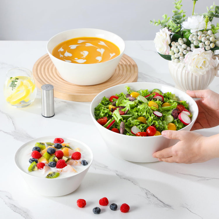 White Serving Bowls Set of 3 (3 Count)