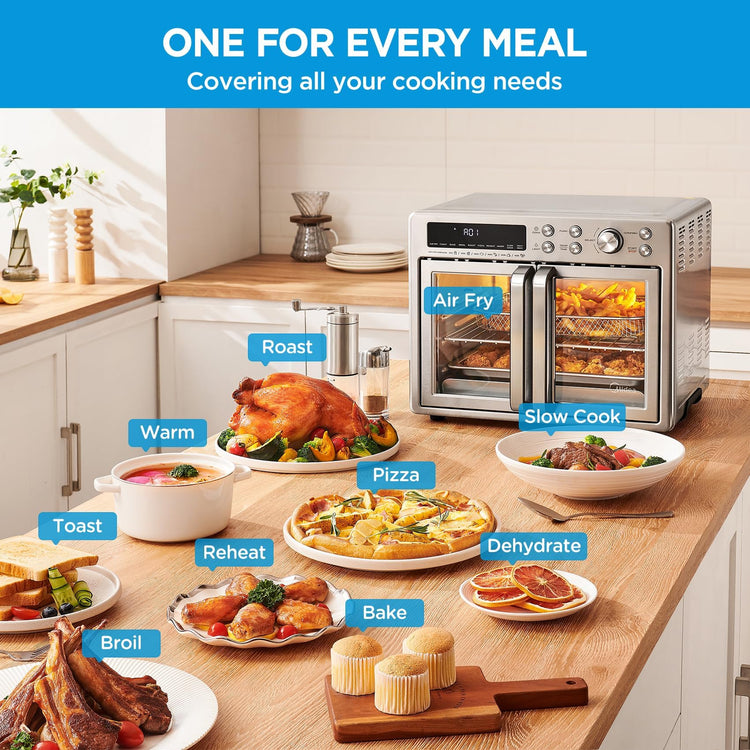 Flexify Classic French Door Toaster Oven Air Fryer Combo