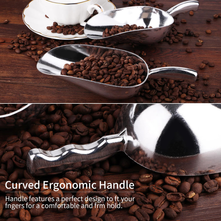 12 Oz Cast Aluminum Bar Ice Scoop
