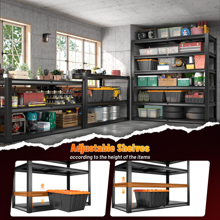 84.1" H Garage Shelving