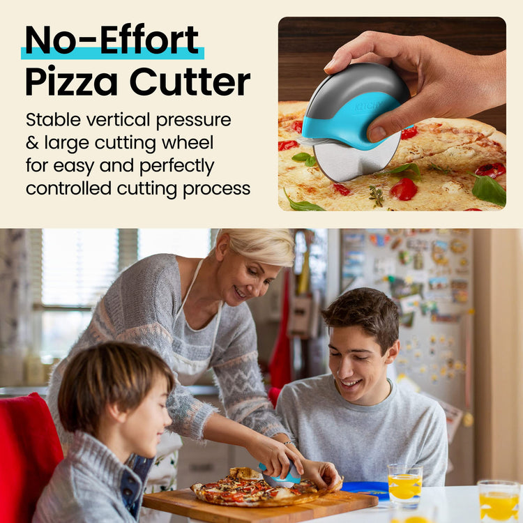 Pizza Cutter Wheel with Protective Blade Cover