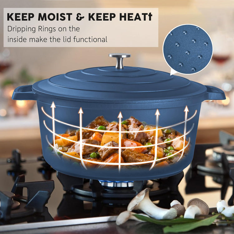 Large Dutch Oven Pot with Lid