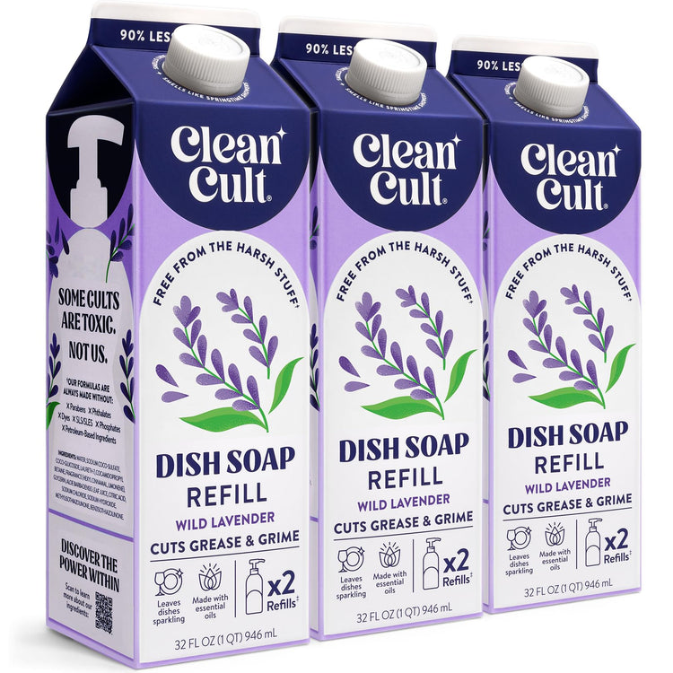 Dish Soap Liquid Refills (96 Fl Oz)