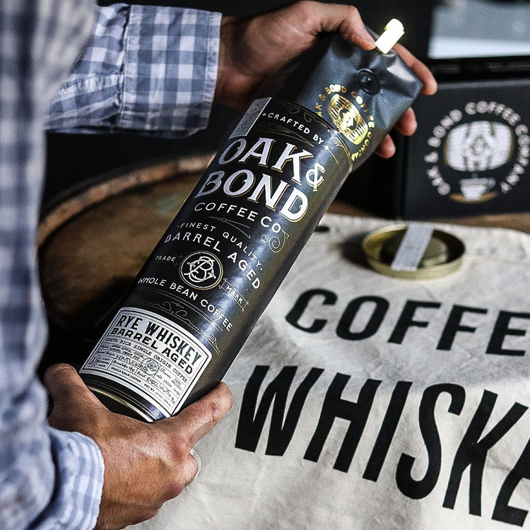 Rye Whiskey Barrel Aged Coffee (10 Ounce)