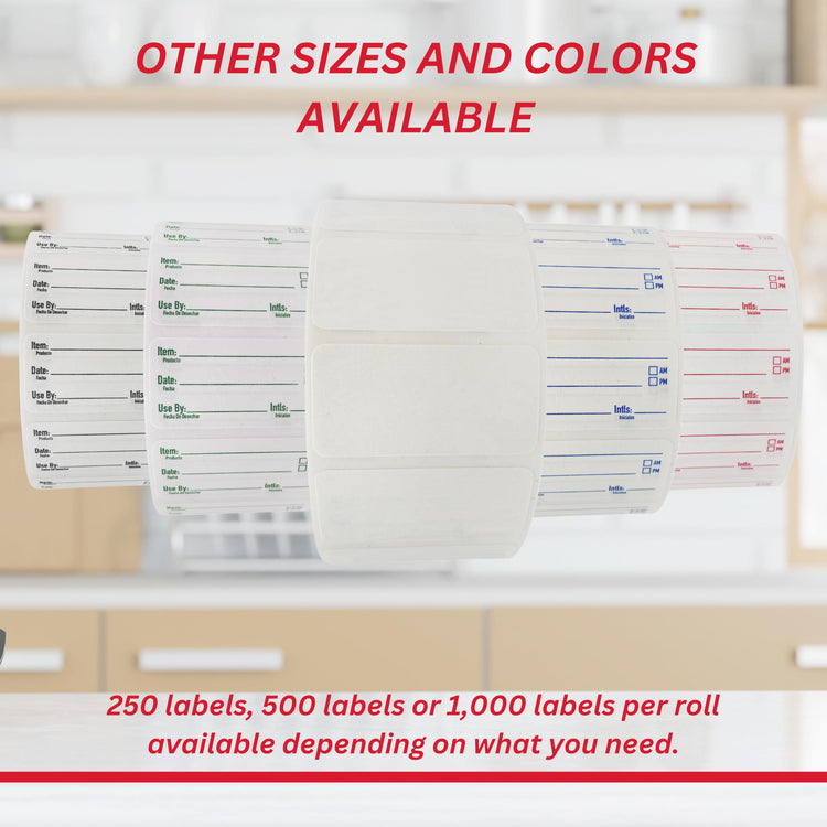 2x3 Dissolvable Food Labels