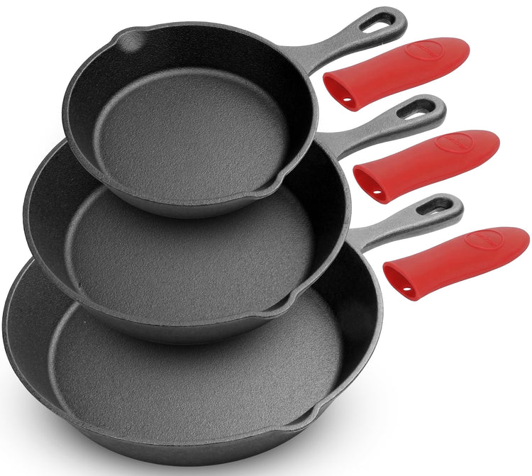 3pc Cast Iron Skillets