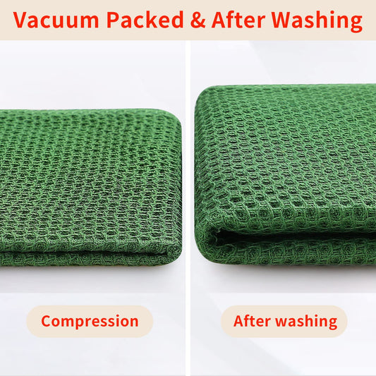 100% Cotton Waffle Weave Kitchen Dish Towels 6 (6 Count)