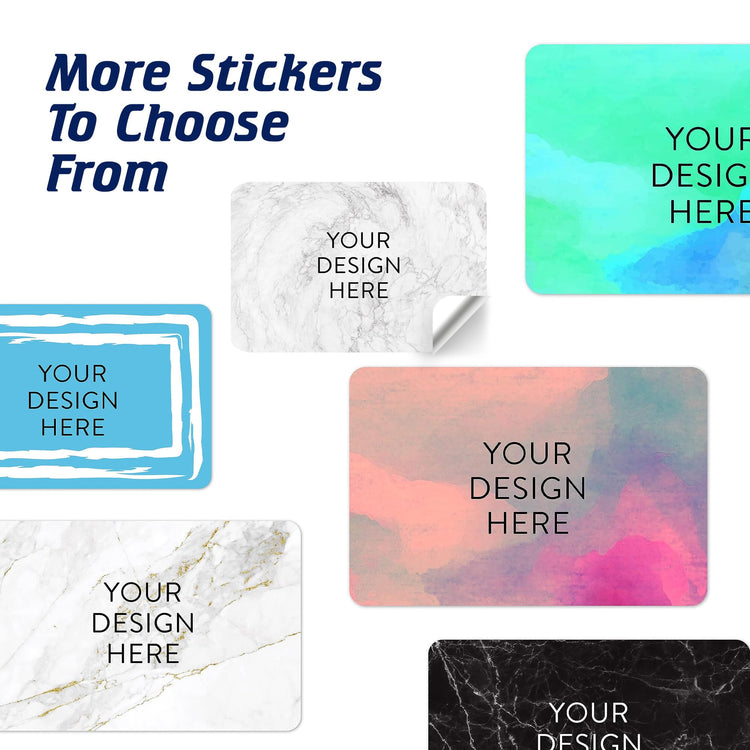 Custom Vinyl Stickers Your Image (100 Count)