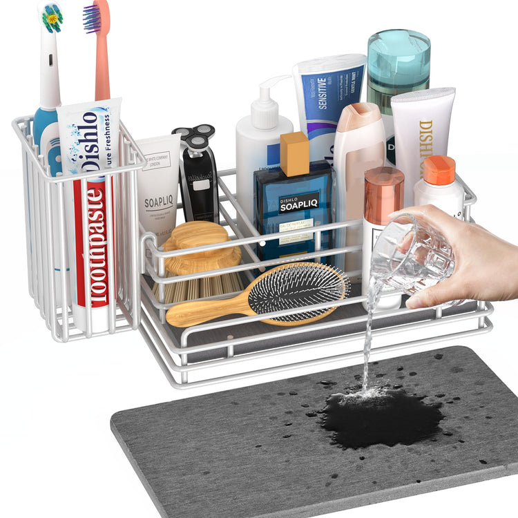 Sponge Holder for Kitchen Sink Organizer Caddy
