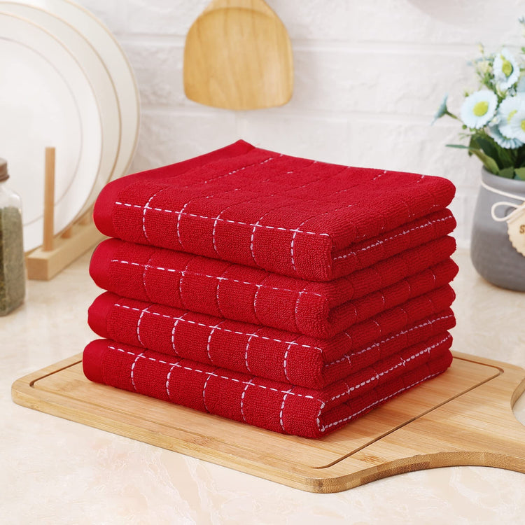 100% Cotton Terry Kitchen Towels (4 Count)