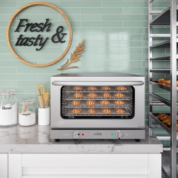 23 in. Commercial Countertop Convection Oven for Half