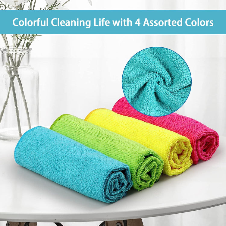 100PK Microfiber Cleaning Cloth (100 Count)