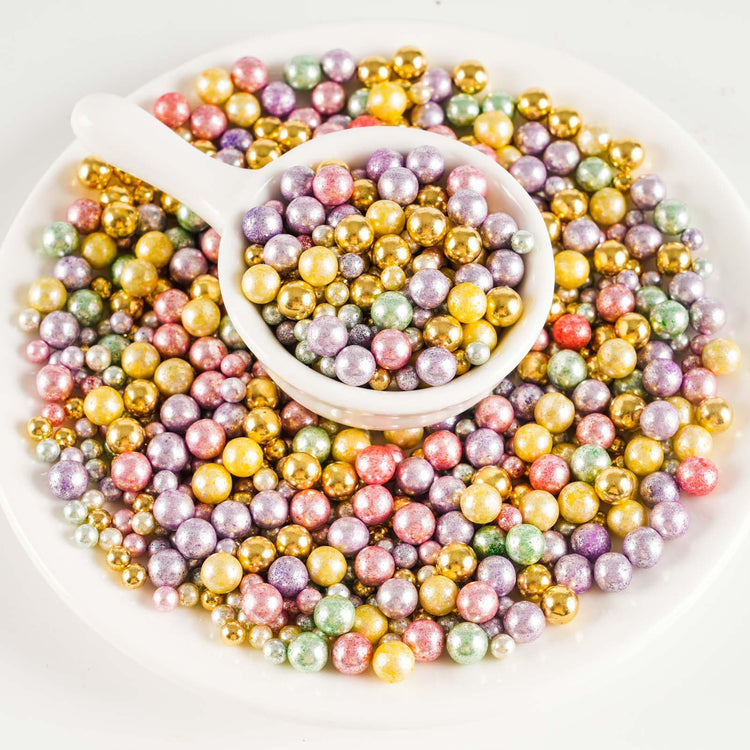 Pastel Pearl Sugar sprinkles (4.58 Ounce)