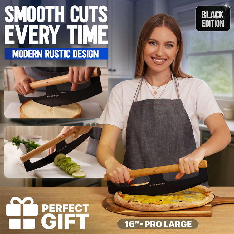 16 Inch Pizza Cutter Rocker Blade