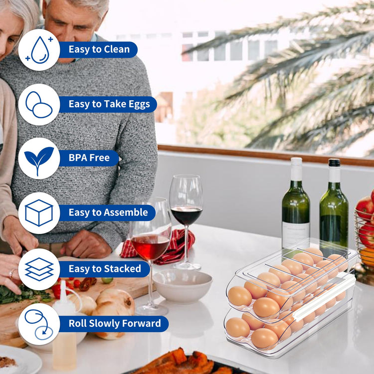 Egg Holder for Fridge (3 Count)