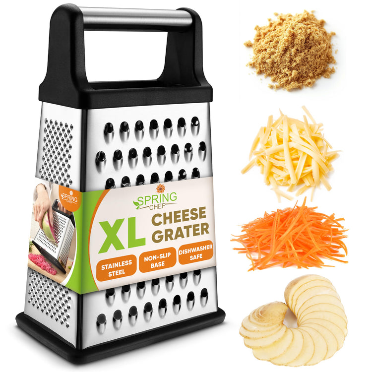 Stainless Steel XL Cheese Grater for Kitchen