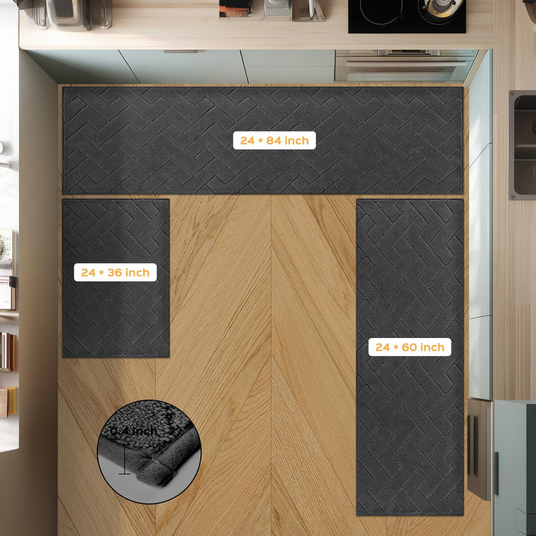Machine Kitchen Runner Rugs24 x 36" (6 Sq Ft)