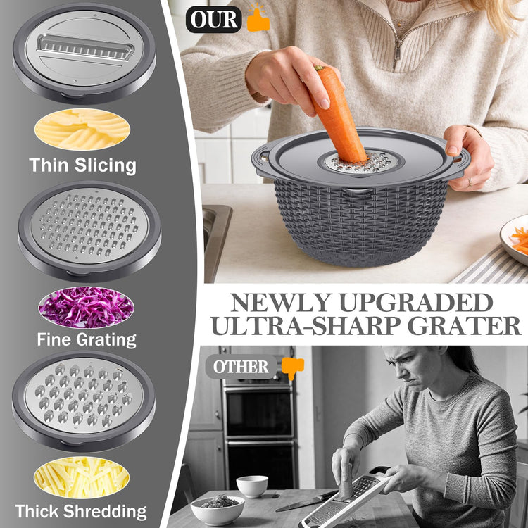 4 1 Colander with Lid Set