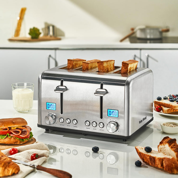 Countdown Stainless Steel 4 Slice Toaster with Bagel