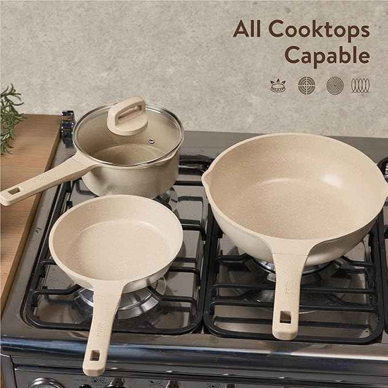 CAROTE 14 Pcs Pots and Pans Set Nonstick, Induction Kitchen Cookware Sets, Non Stick Kitchen Cooking Set with Frying Pans Set